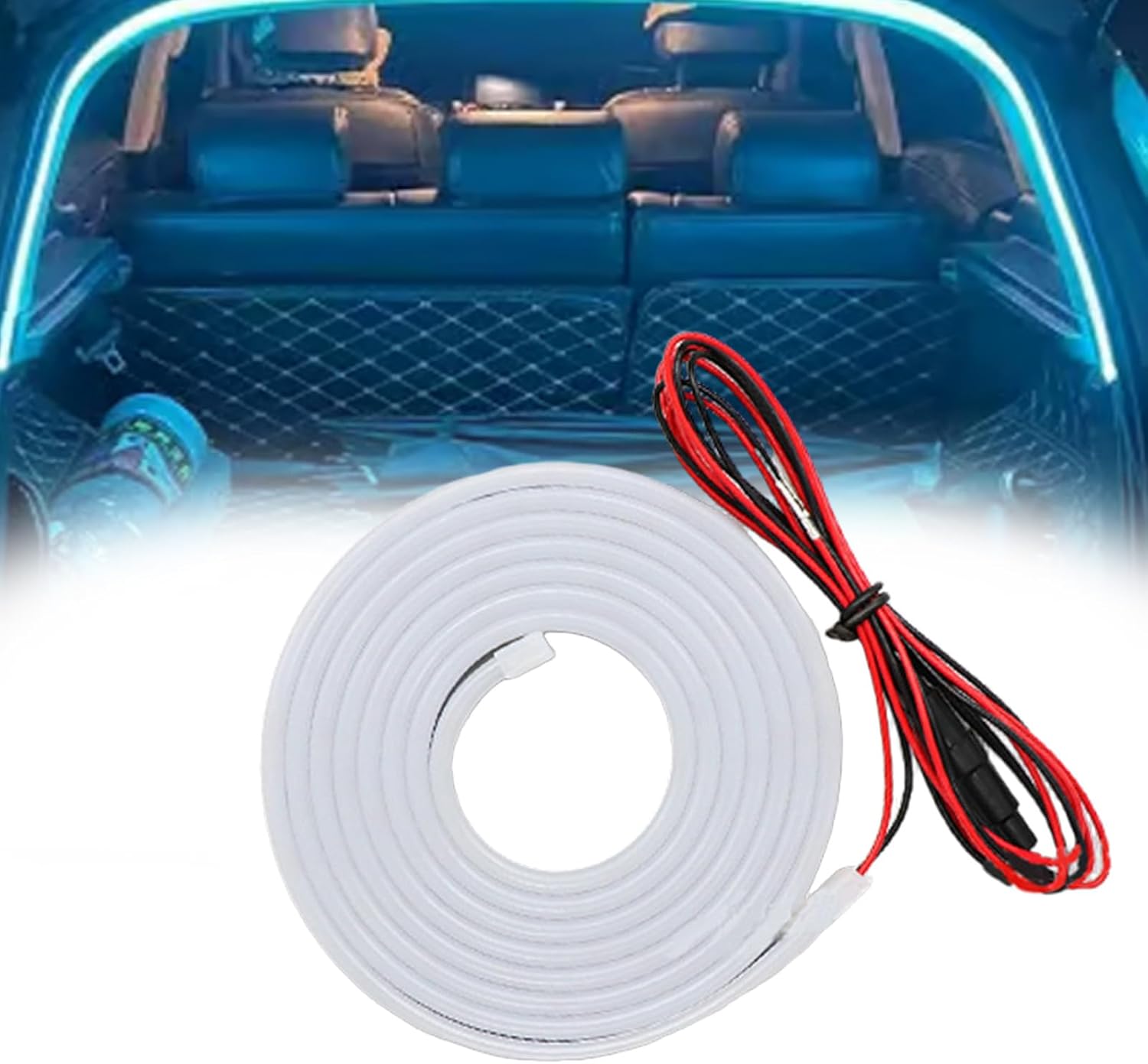 Dynamic Flowing Car Trunk Light Strip, 2025 New Trunk Cargo Ambient Lighting Led Strip Lights Interior Illumination Decorations Invisible Installation - View #8
