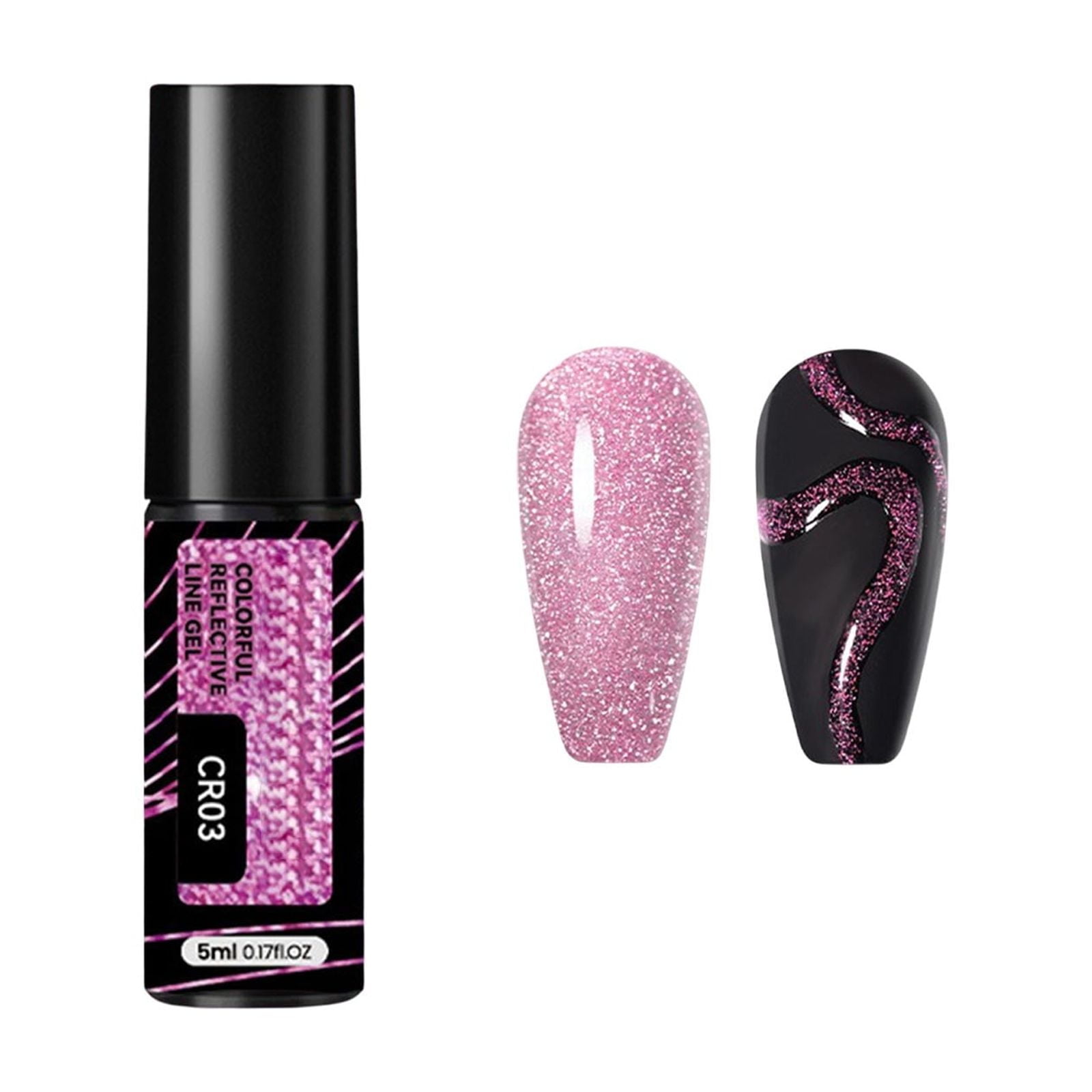 Dynamic Fragmented Diamonds Glitter Gel Nail Polish, Holographic Gel ...