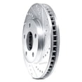 thumbnail image 1 of Brake Rotor - Drilled and Slotted - Silver 631-02000L, 1 of 2