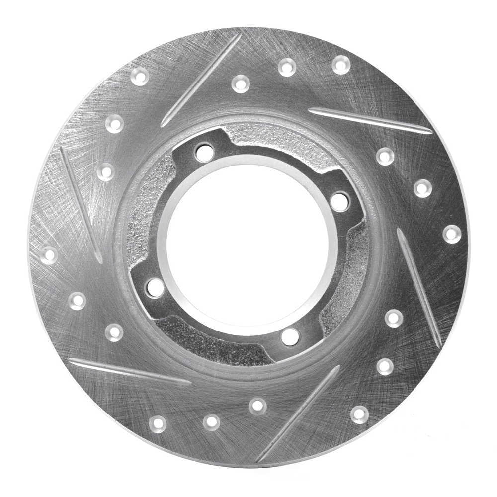 Dynamic Friction Company 631-13001L DFC Brake Rotor - Drilled And Slotted - Silver