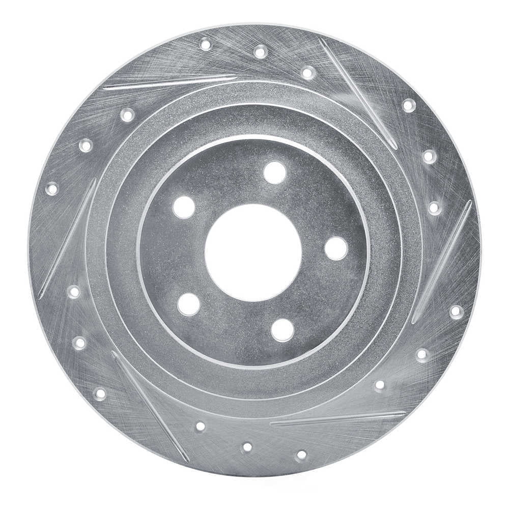 Dynamic Friction Company 631-13032R DFC Brake Rotor - Drilled And Slotted - Silver