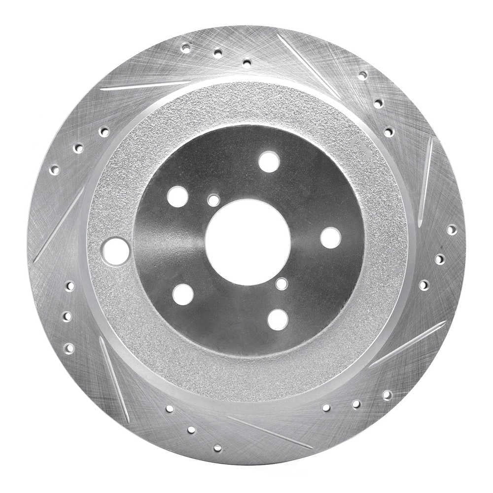 Dynamic Friction Company 631-13036R DFC Brake Rotor - Drilled And Slotted - Silver