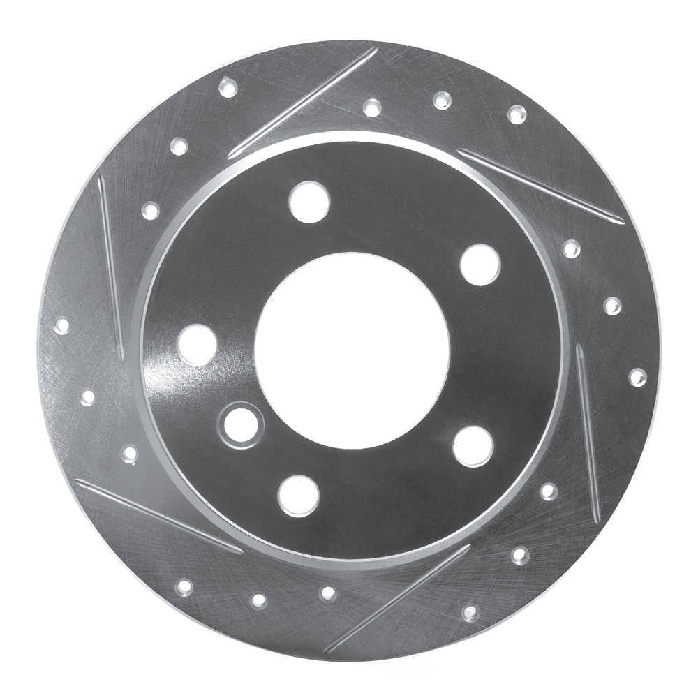 Dynamic Friction Company 631-31045L DFC Brake Rotor - Drilled And Slotted - Silver