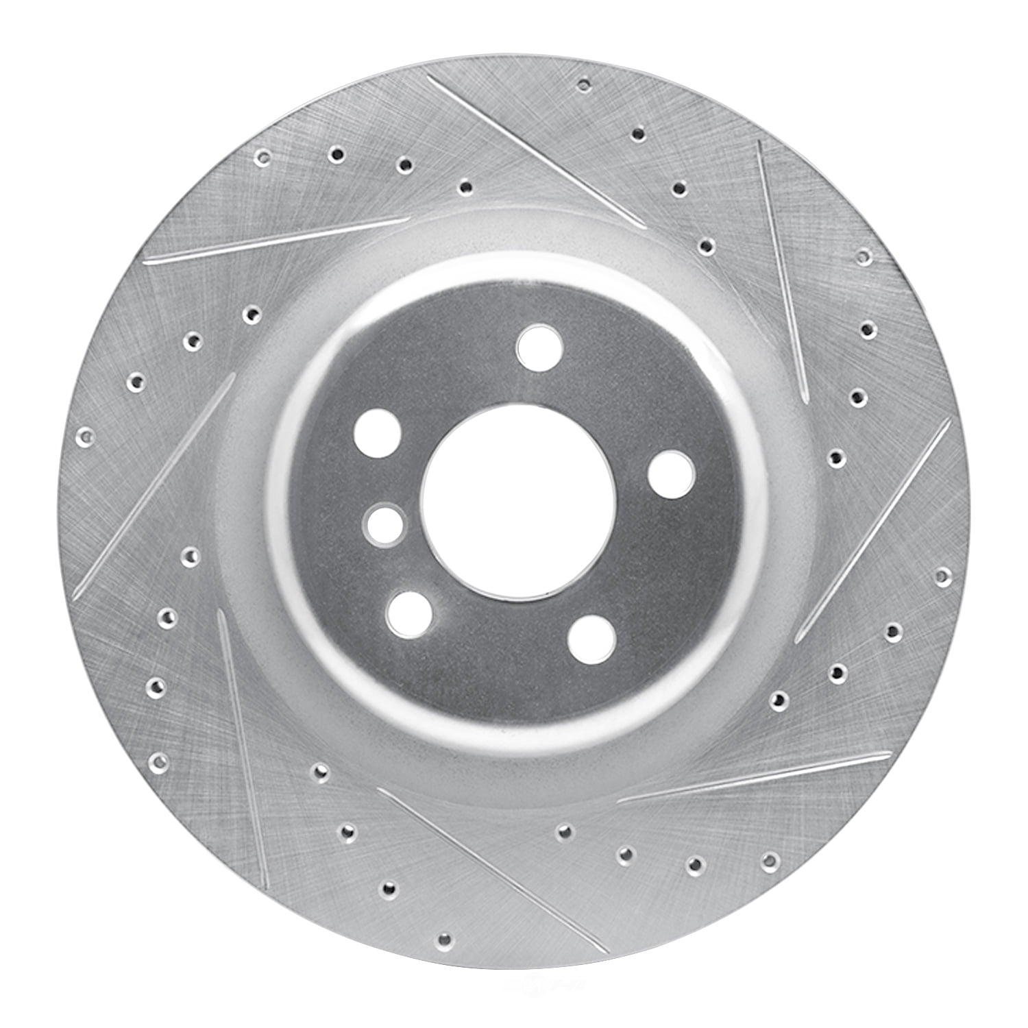 Dynamic Friction Company 631-31148R DFC Brake Rotor - Drilled And Slotted - Silver