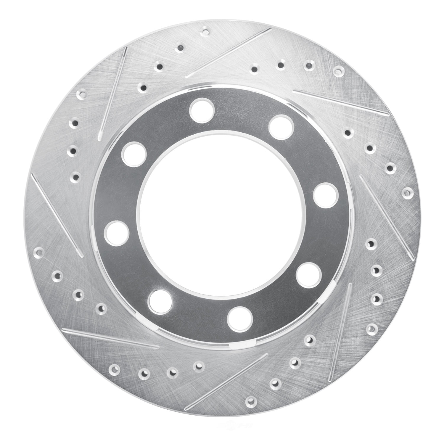 Dynamic Friction Company 631-40048L DFC Brake Rotor - Drilled And Slotted - Silver