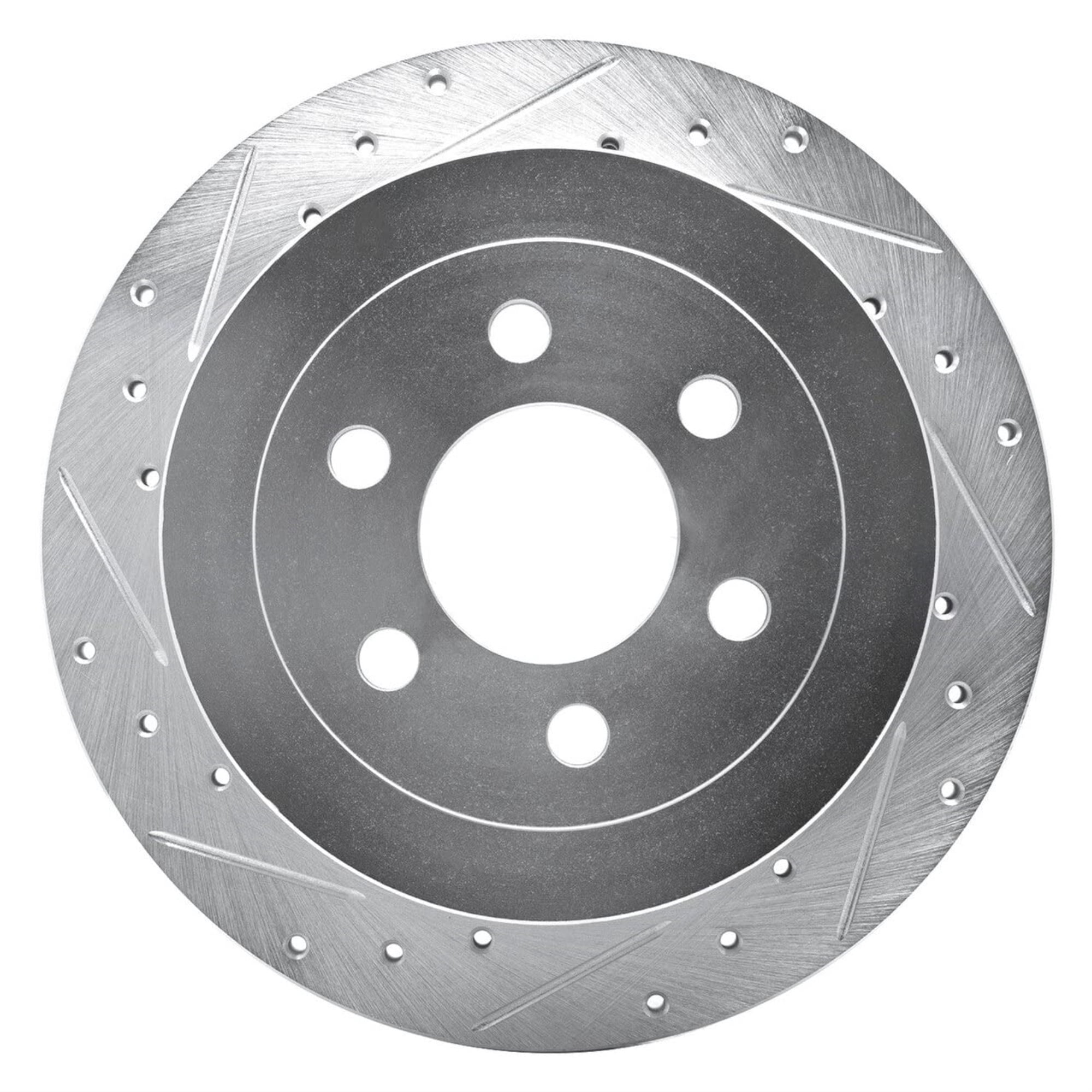 Brake Rotor 6in Brake Rotor - Drilled and Slotted - Silver 631-40099L - Walmart.com