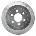 thumbnail image 1 of Brake Rotor - Drilled and Slotted - Silver 631-40099L, 1 of 2