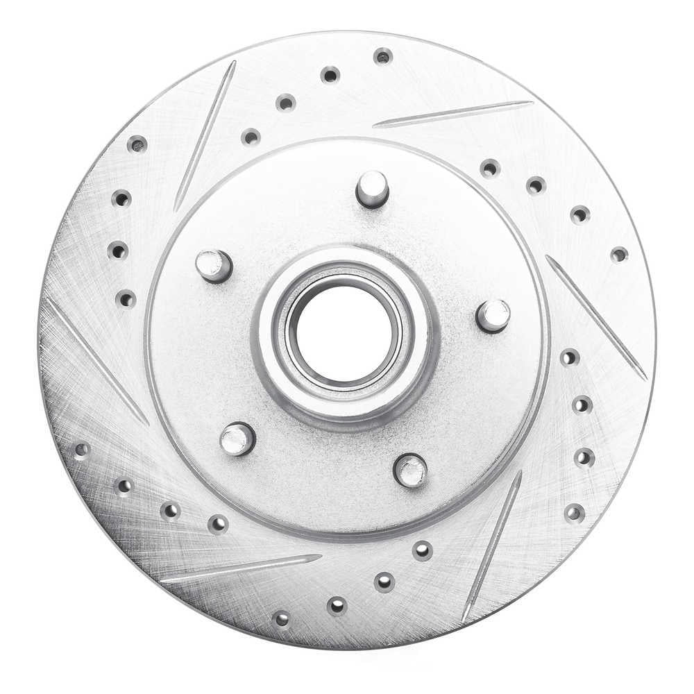 Dynamic Friction Company 631-48016L DFC Brake Rotor - Drilled And Slotted - Silver