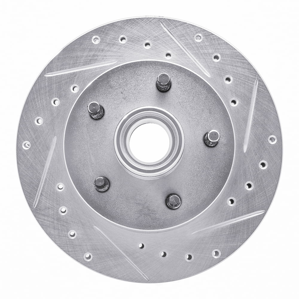 Dynamic Friction Company 631-54110R DFC Brake Rotor - Drilled And Slotted - Silver