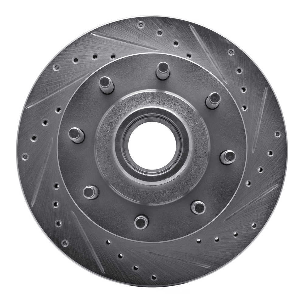 Dynamic Friction Company 631-54118R DFC Brake Rotor - Drilled And Slotted - Silver