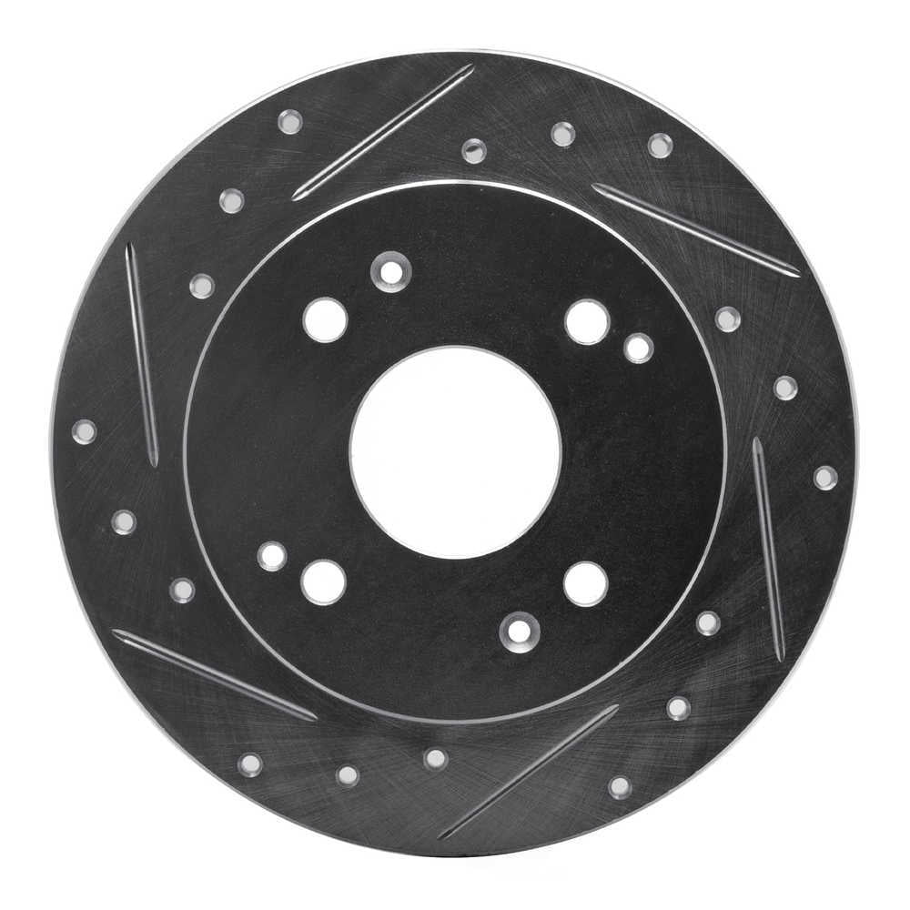 Dynamic Friction Company 631-59019L DFC Brake Rotor - Drilled And Slotted - Silver