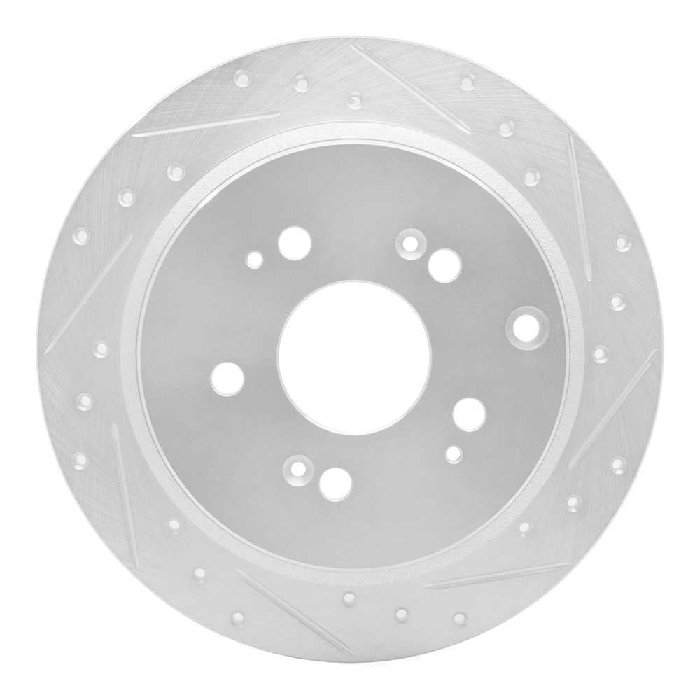 Dynamic Friction Company 631-59050R DFC Brake Rotor - Drilled And Slotted - Silver