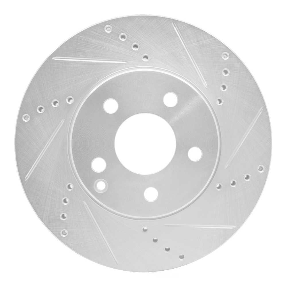 Dynamic Friction Company 631-63050R DFC Brake Rotor - Drilled And Slotted - Silver