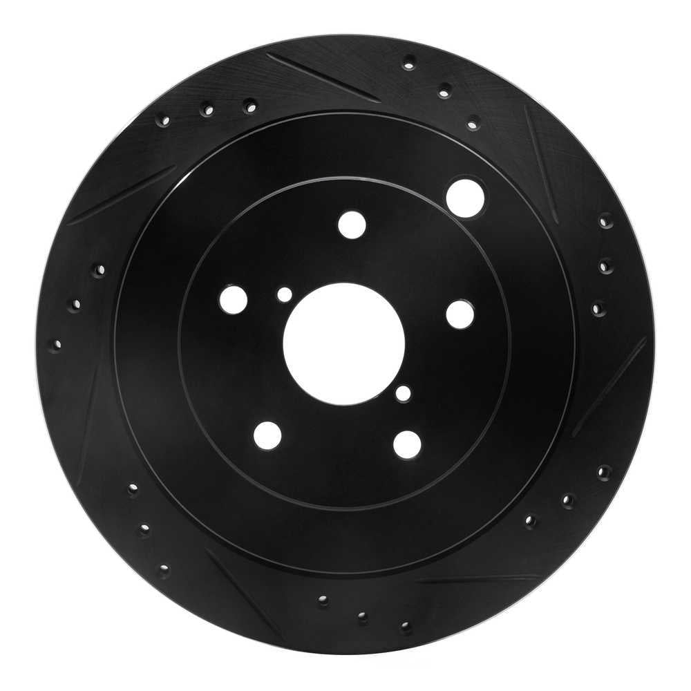 Dynamic Friction Company 633-13036R DFC Brake Rotor - Drilled And Slotted - Black