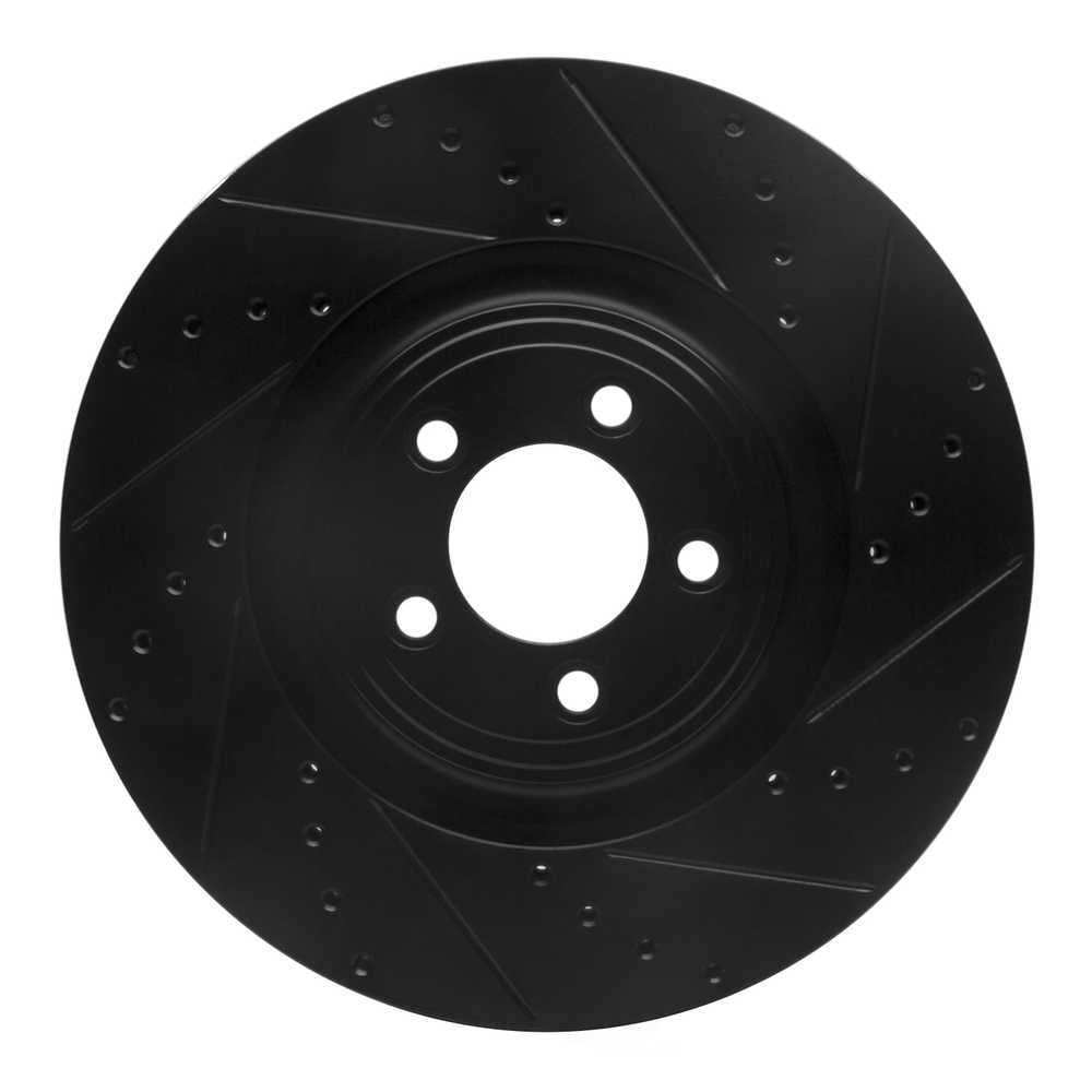 Dynamic Friction Company 633-20020R DFC Brake Rotor - Drilled And Slotted - Black