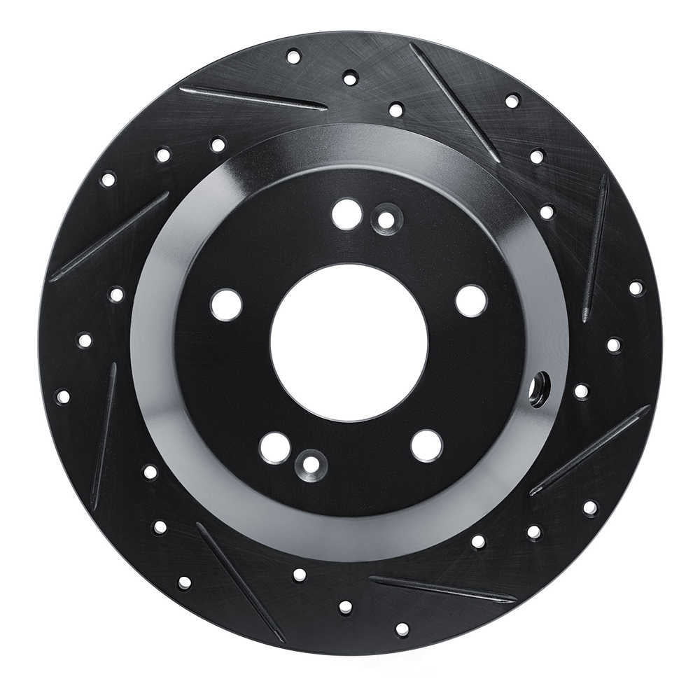 Dynamic Friction Company 633-21029R DFC Brake Rotor - Drilled And Slotted - Black