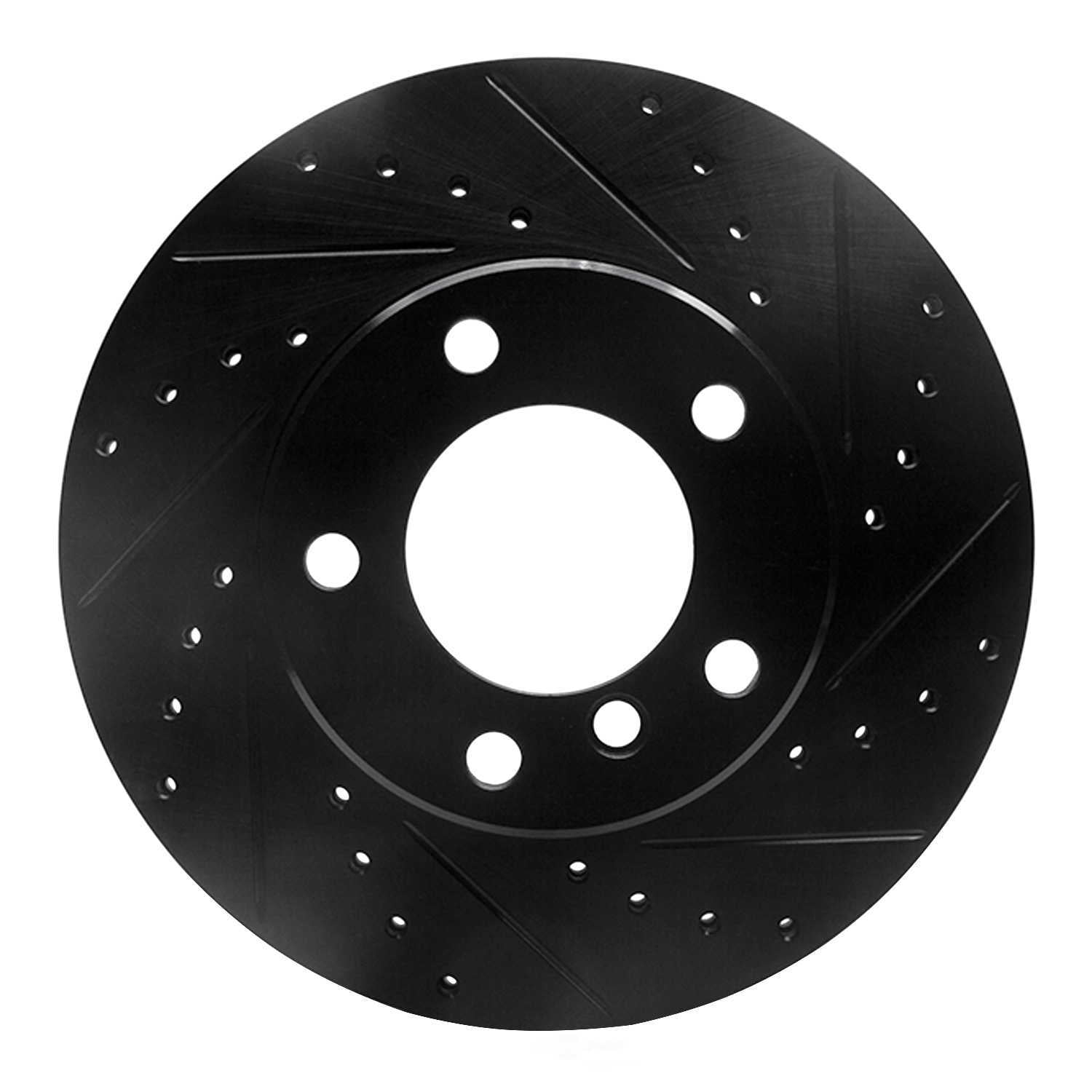 Dynamic Friction Company 633-31043R DFC Brake Rotor - Drilled And Slotted - Black