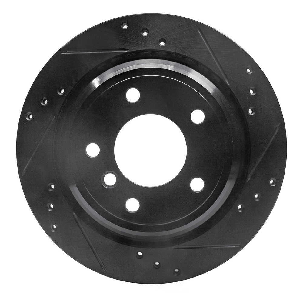 Dynamic Friction Company 633-31044R DFC Brake Rotor - Drilled And Slotted - Black
