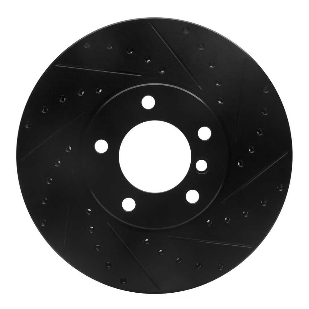 Dynamic Friction Company 633-31051R DFC Brake Rotor - Drilled And Slotted - Black