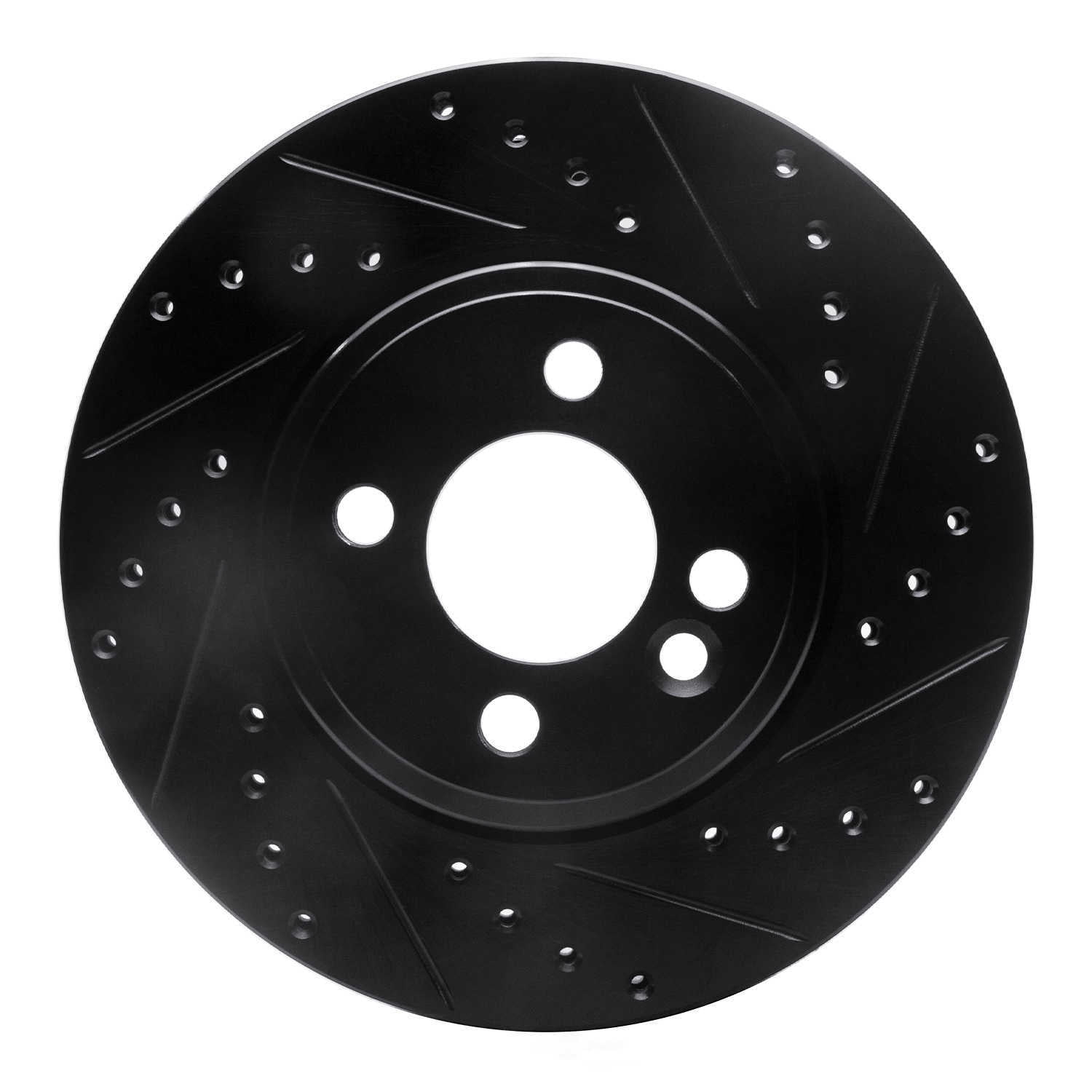 Dynamic Friction Company 633-32005R DFC Brake Rotor - Drilled And Slotted - Black