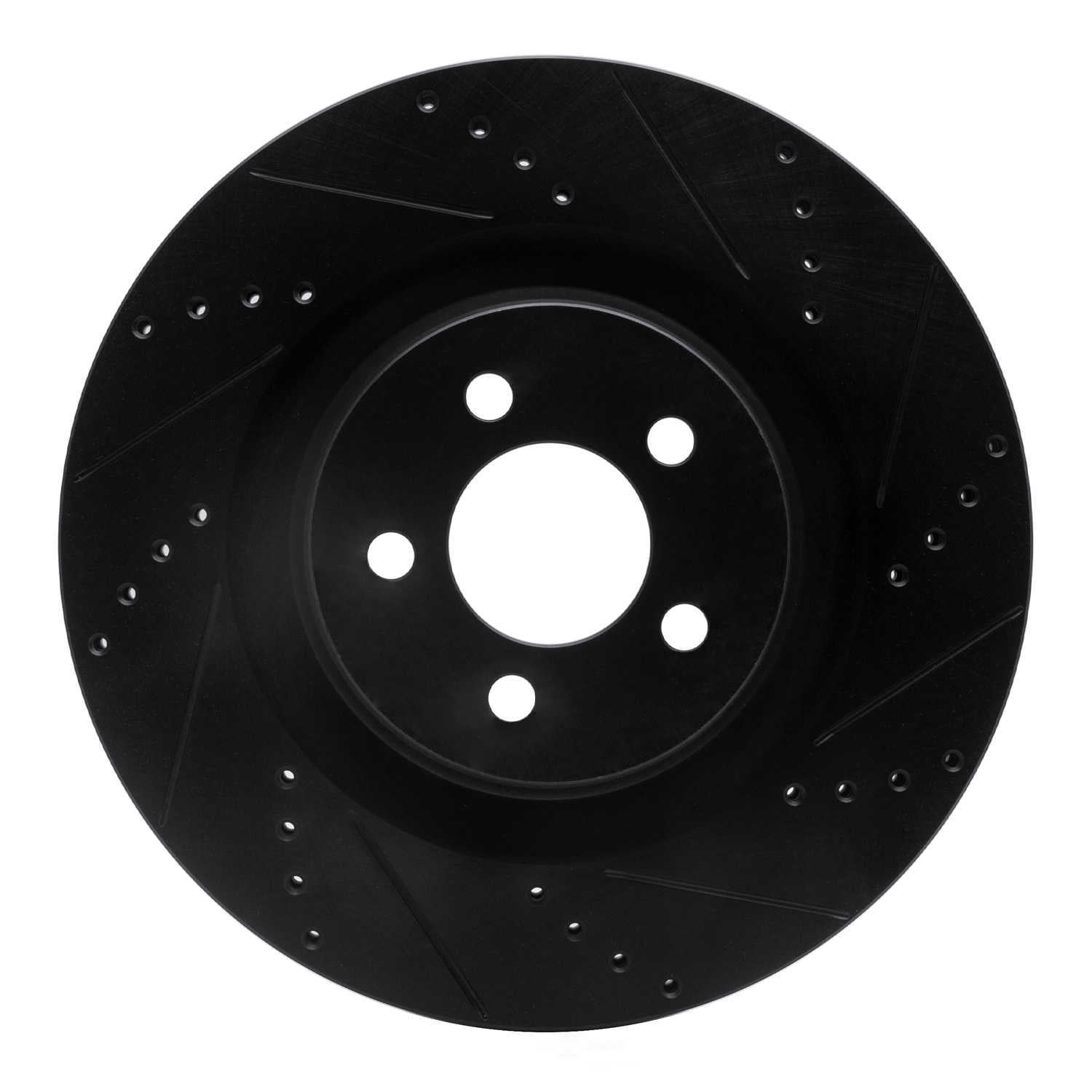 Dynamic Friction Company 633-39019R DFC Brake Rotor - Drilled And Slotted - Black