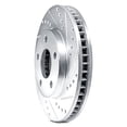 thumbnail image 1 of Brake Rotor - Drilled and Slotted - Black 633-40077R, 1 of 2