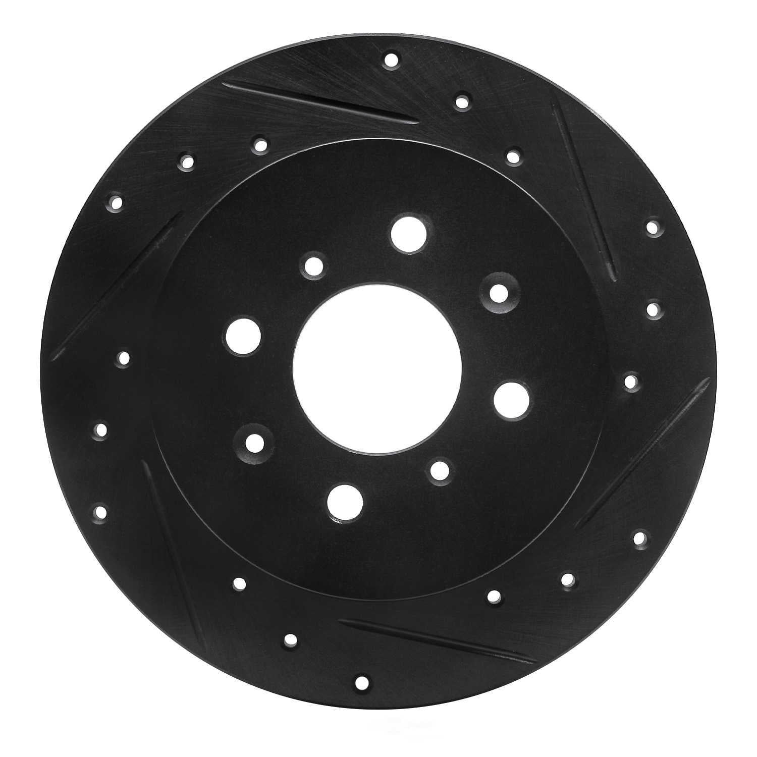 Dynamic Friction Company 633-59031R DFC Brake Rotor - Drilled And Slotted - Black