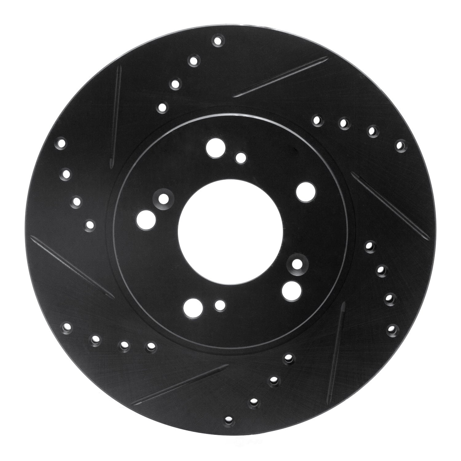 Dynamic Friction Company 633-59040L DFC Brake Rotor - Drilled And Slotted - Black