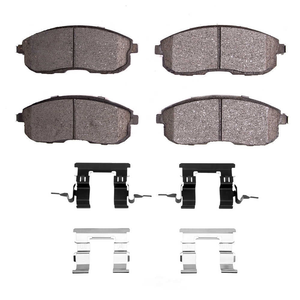 Dynamic Friction Company 1310-0815-11 DFC 3000 Ceramic Brake Pads and Hardware Kit