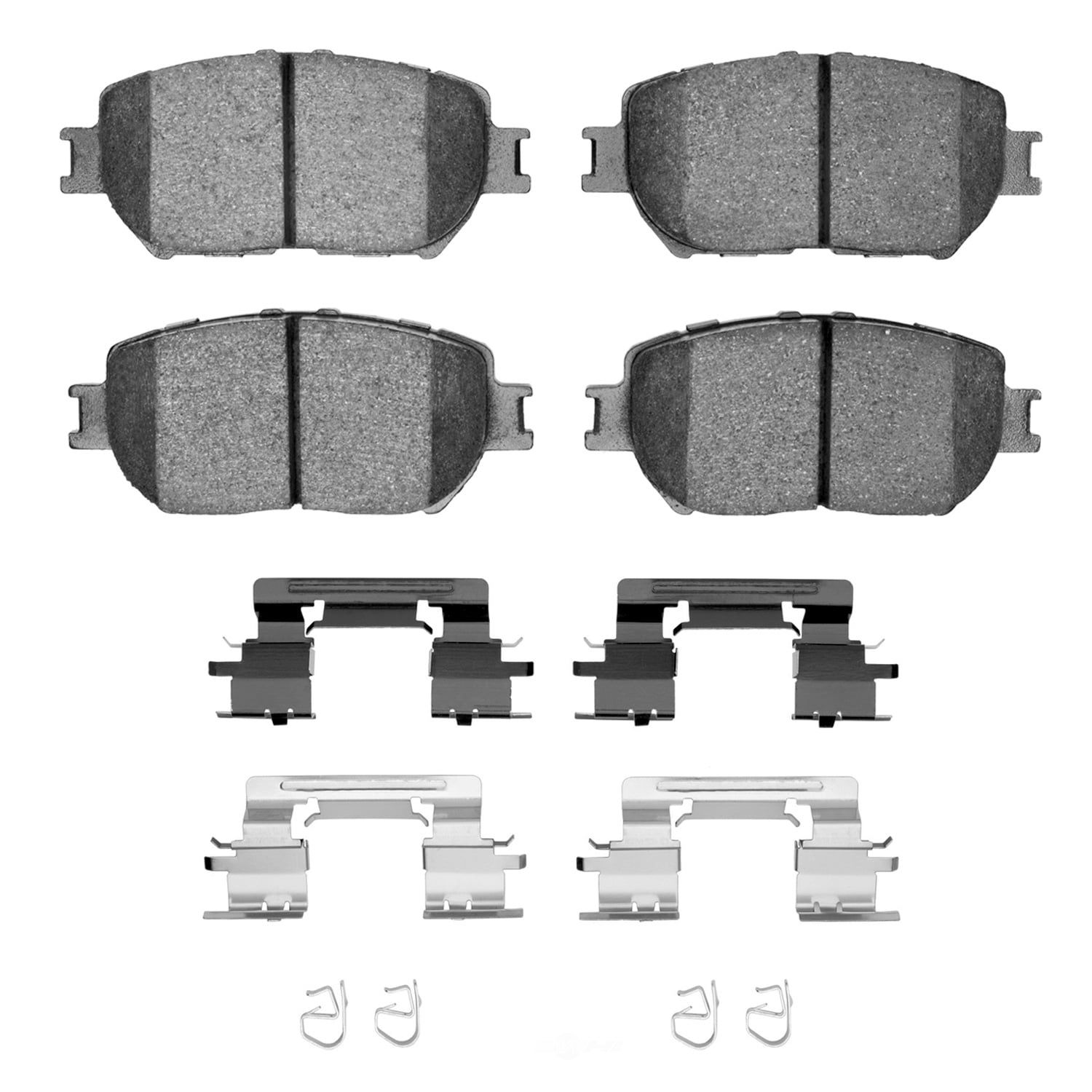 Dynamic Friction Company 1310-0908-01 DFC 3000 Ceramic Brake Pads and Hardware Kit