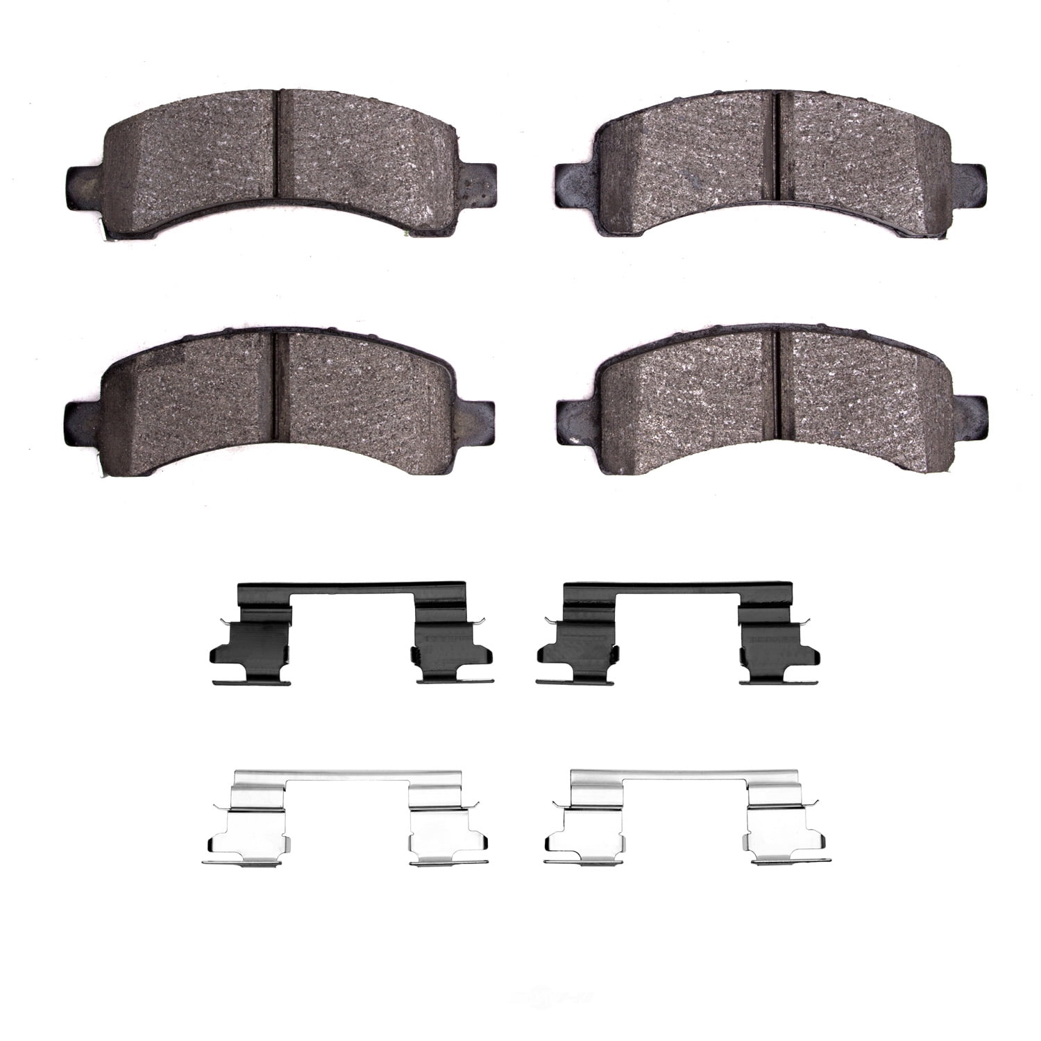 Dynamic Friction Company 1310-0974-01 DFC 3000 Ceramic Brake Pads and Hardware Kit
