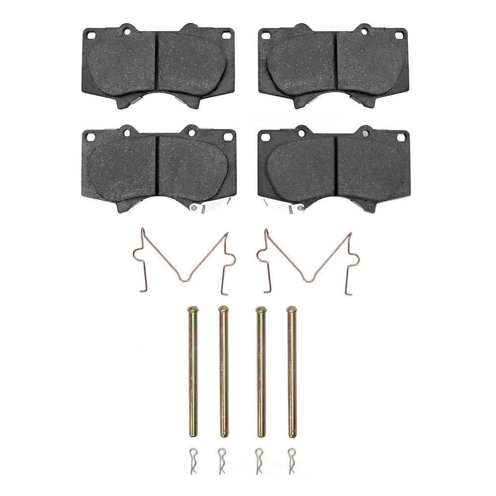 Dynamic Friction Company 1310-0976-01 DFC 3000 Ceramic Brake Pads and Hardware Kit