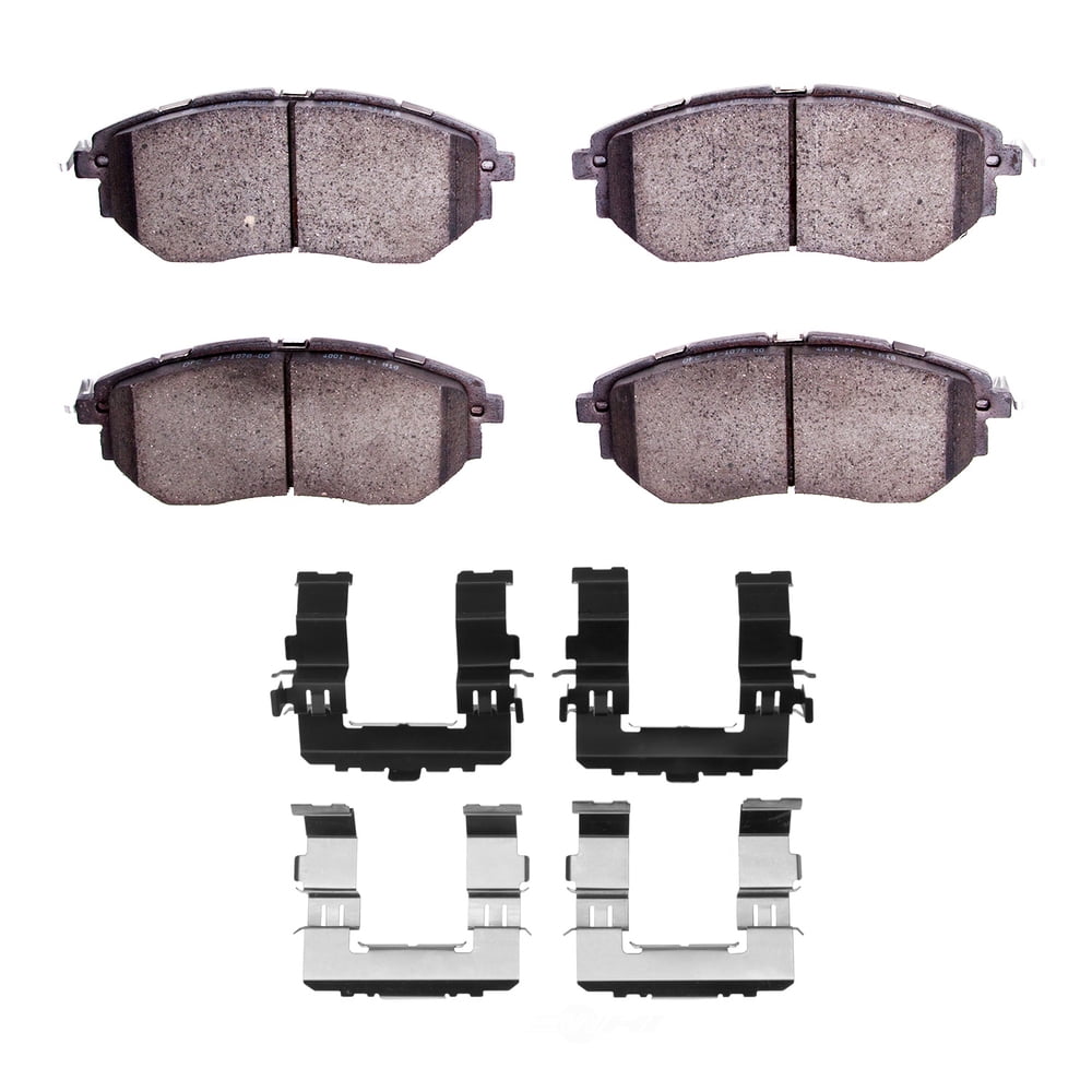 Dynamic Friction Company 1310-1078-02 DFC 3000 Ceramic Brake Pads and Hardware Kit