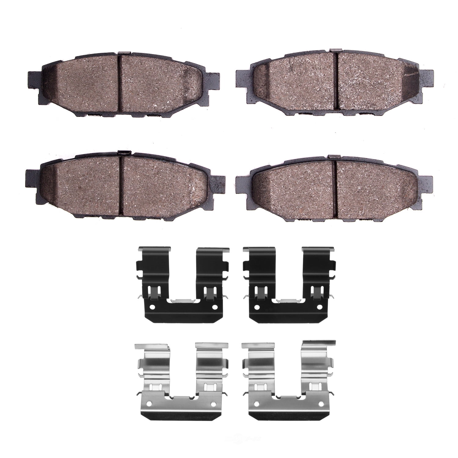 Dynamic Friction Company 1310-1114-01 DFC 3000 Ceramic Brake Pads and Hardware Kit