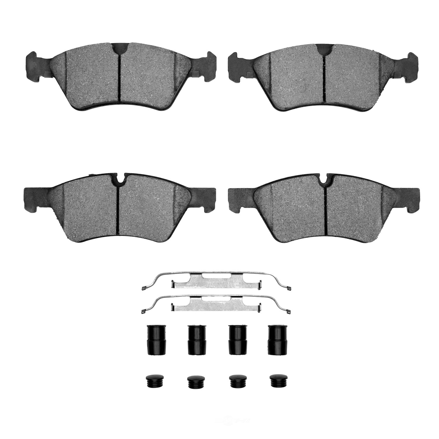 Dynamic Friction Company 1310-1123-01 DFC 3000 Ceramic Brake Pads and Hardware Kit