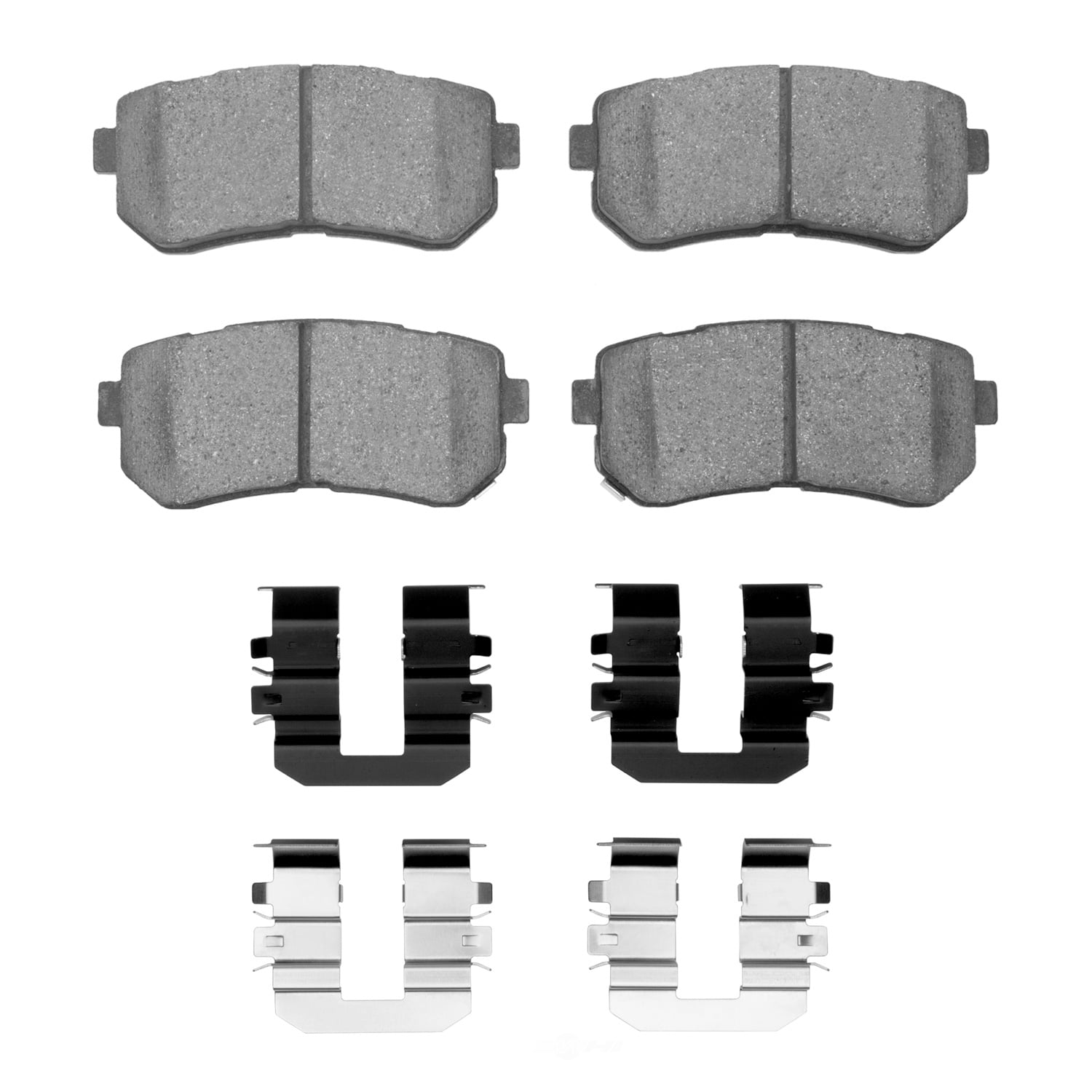 Dynamic Friction Company 1310-1157-01 DFC 3000 Ceramic Brake Pads and Hardware Kit