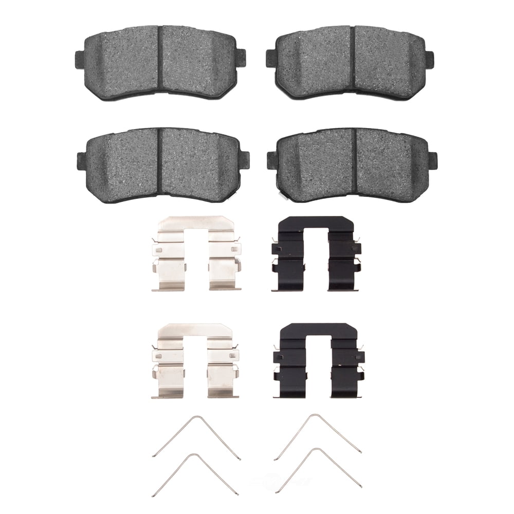 Dynamic Friction Company 1310-1157-02 DFC 3000 Ceramic Brake Pads and Hardware Kit