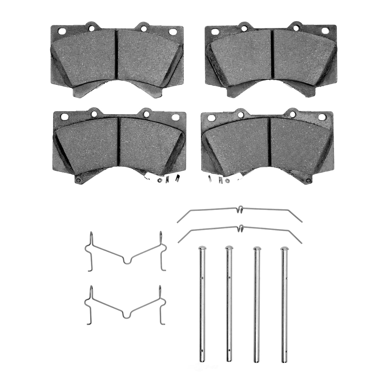 Dynamic Friction Company 1310-1303-01 DFC 3000 Ceramic Brake Pads and Hardware Kit