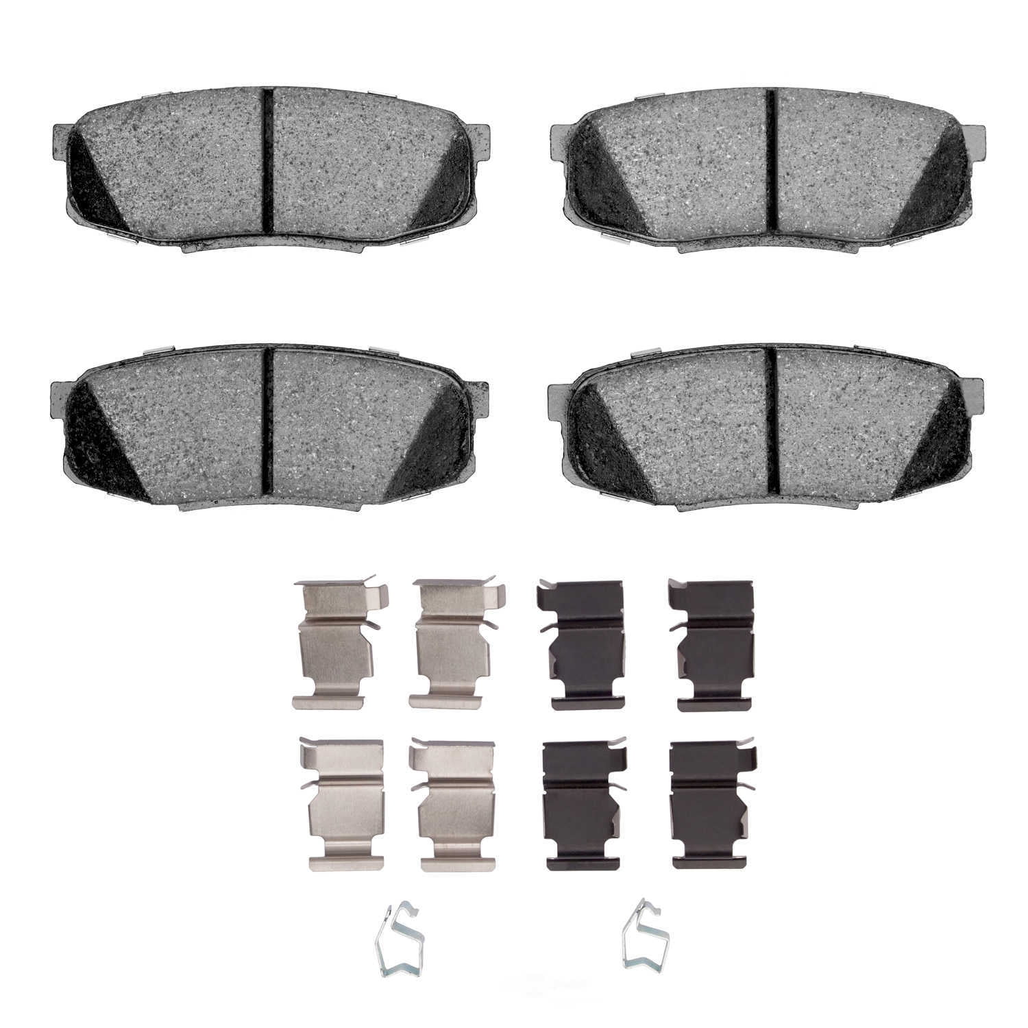 Dynamic Friction Company 1310-1304-01 DFC 3000 Ceramic Brake Pads and Hardware Kit