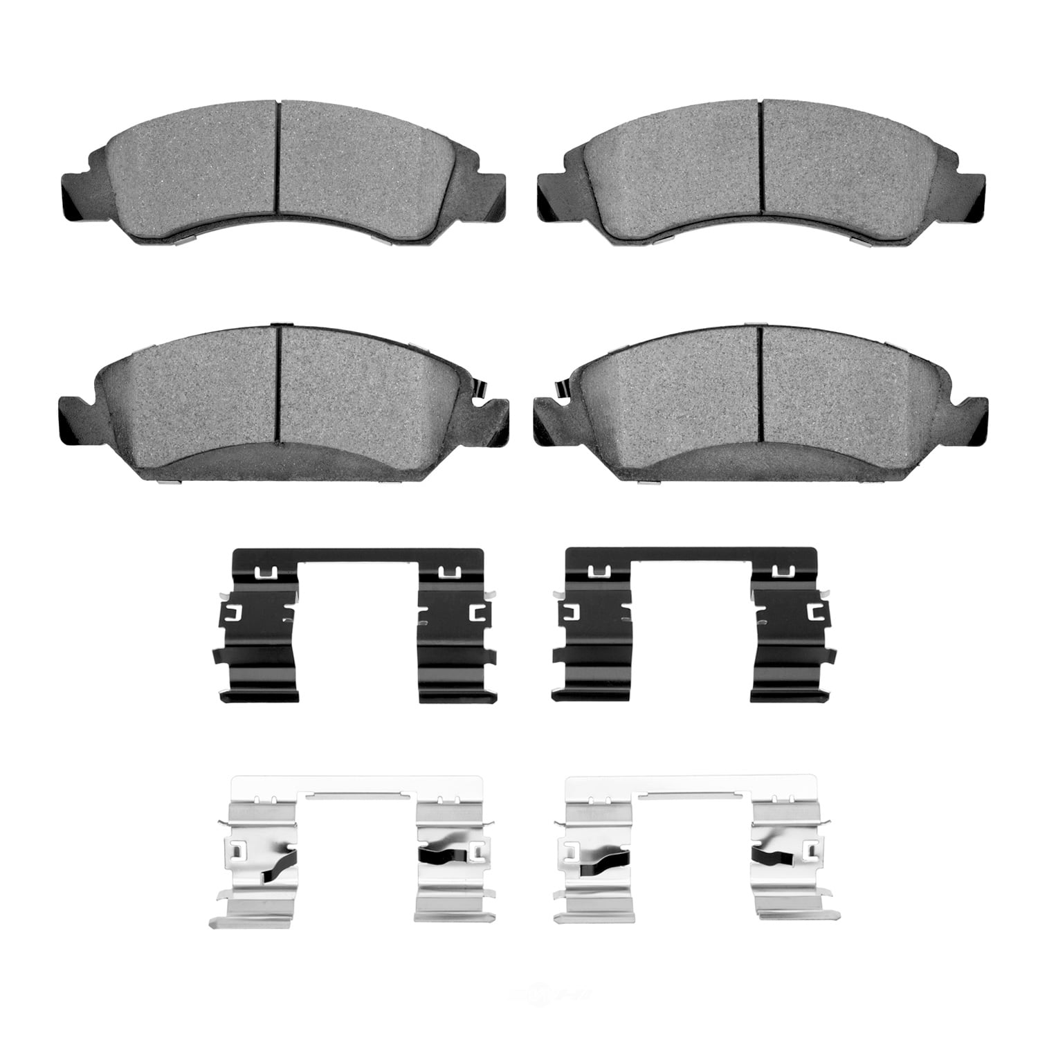 Dynamic Friction Company 1310-1363-01 DFC 3000 Ceramic Brake Pads and Hardware Kit