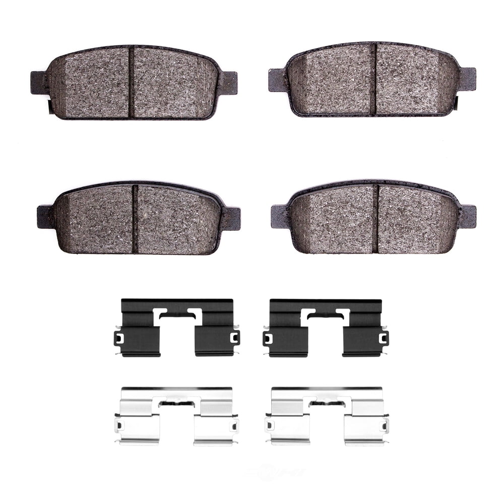 Dynamic Friction Company 1310-1468-01 DFC 3000 Ceramic Brake Pads and Hardware Kit