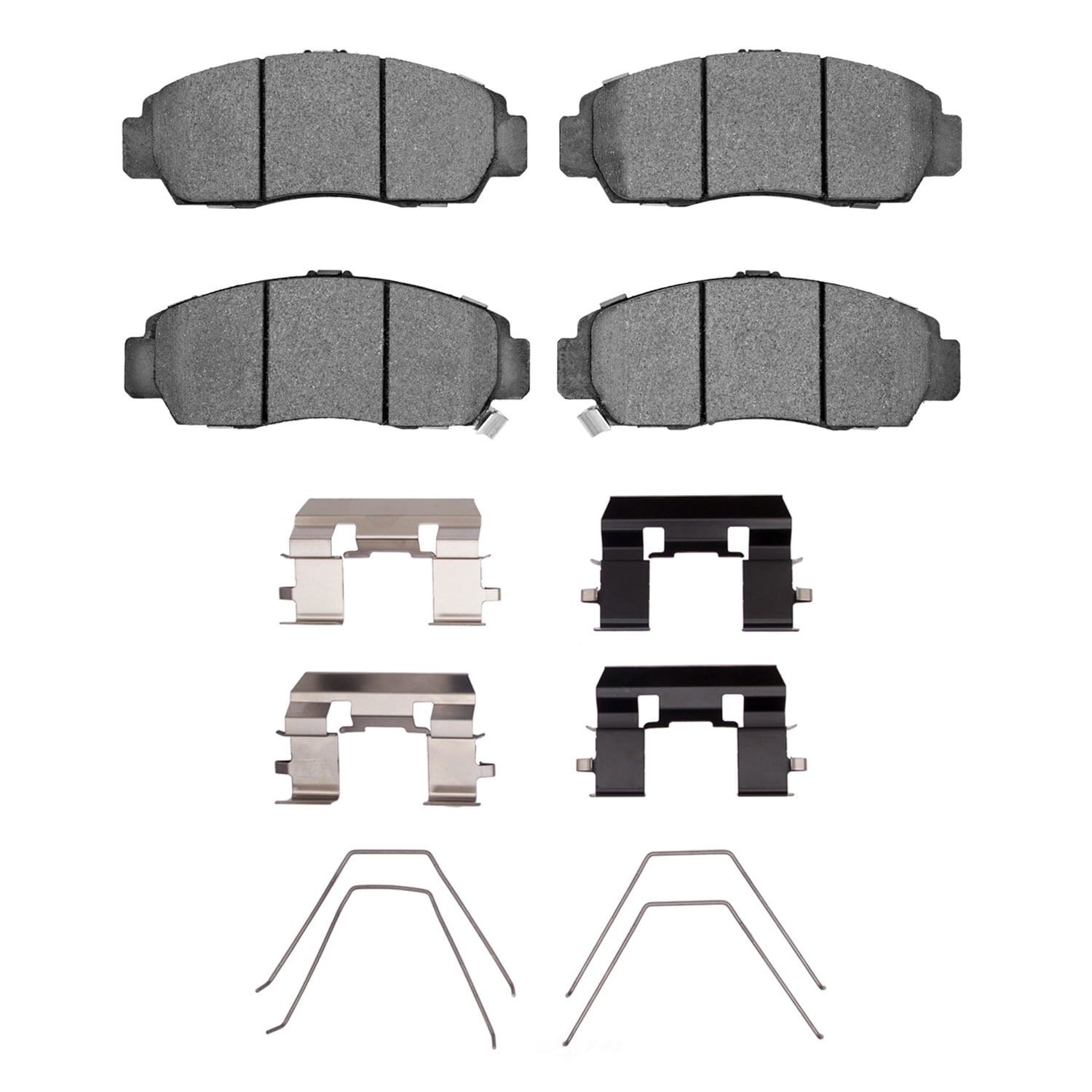 Dynamic Friction Company 1310-1506-01 DFC 3000 Ceramic Brake Pads and Hardware Kit