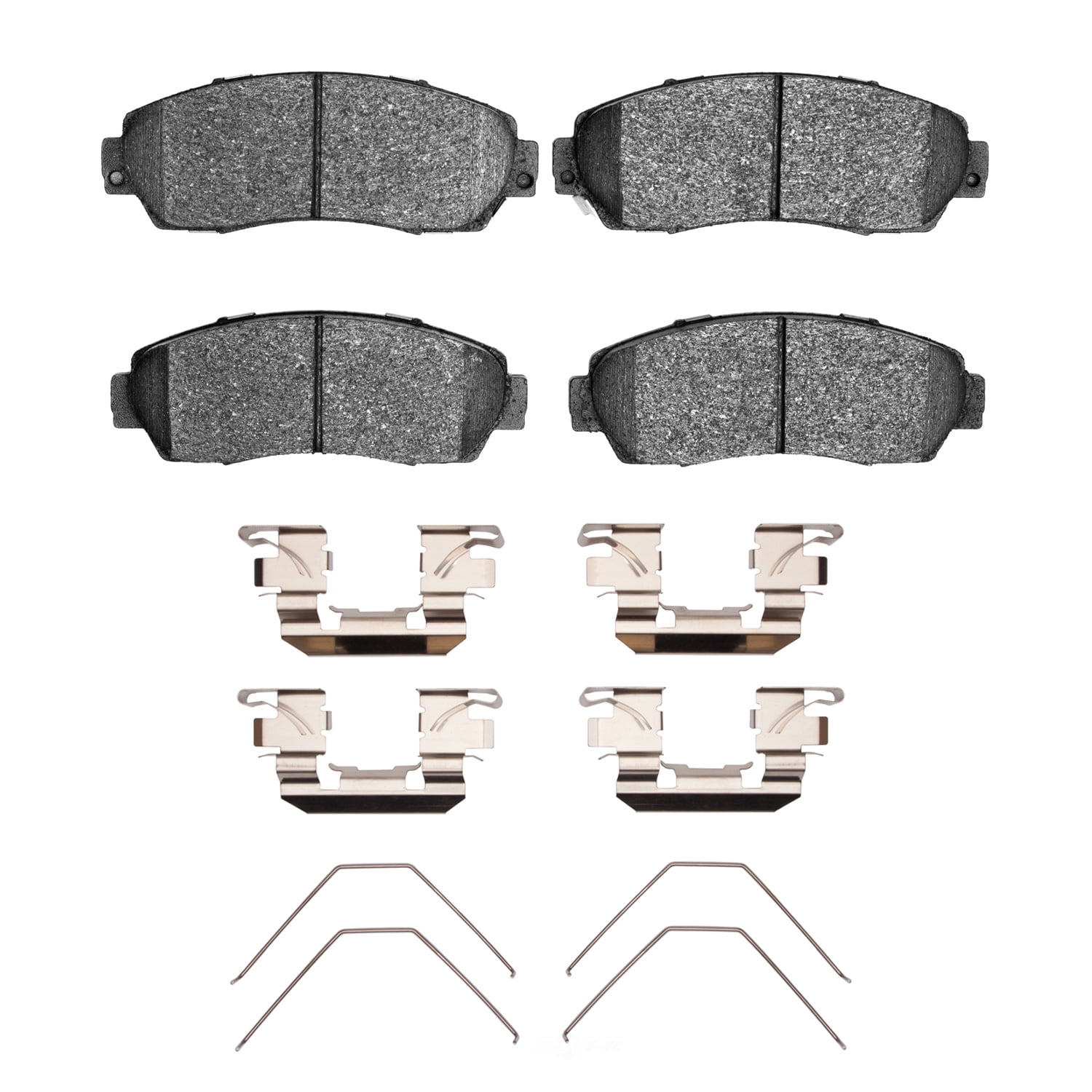 Dynamic Friction Company 1310-1521-01 DFC 3000 Ceramic Brake Pads and Hardware Kit