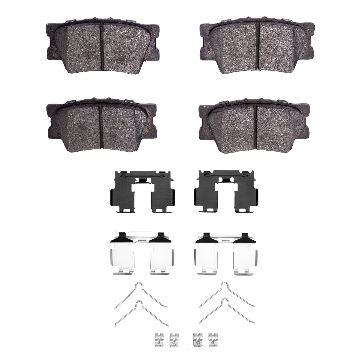 Dynamic Friction Company 1310-1632-01 DFC 3000 Ceramic Brake Pads and Hardware Kit