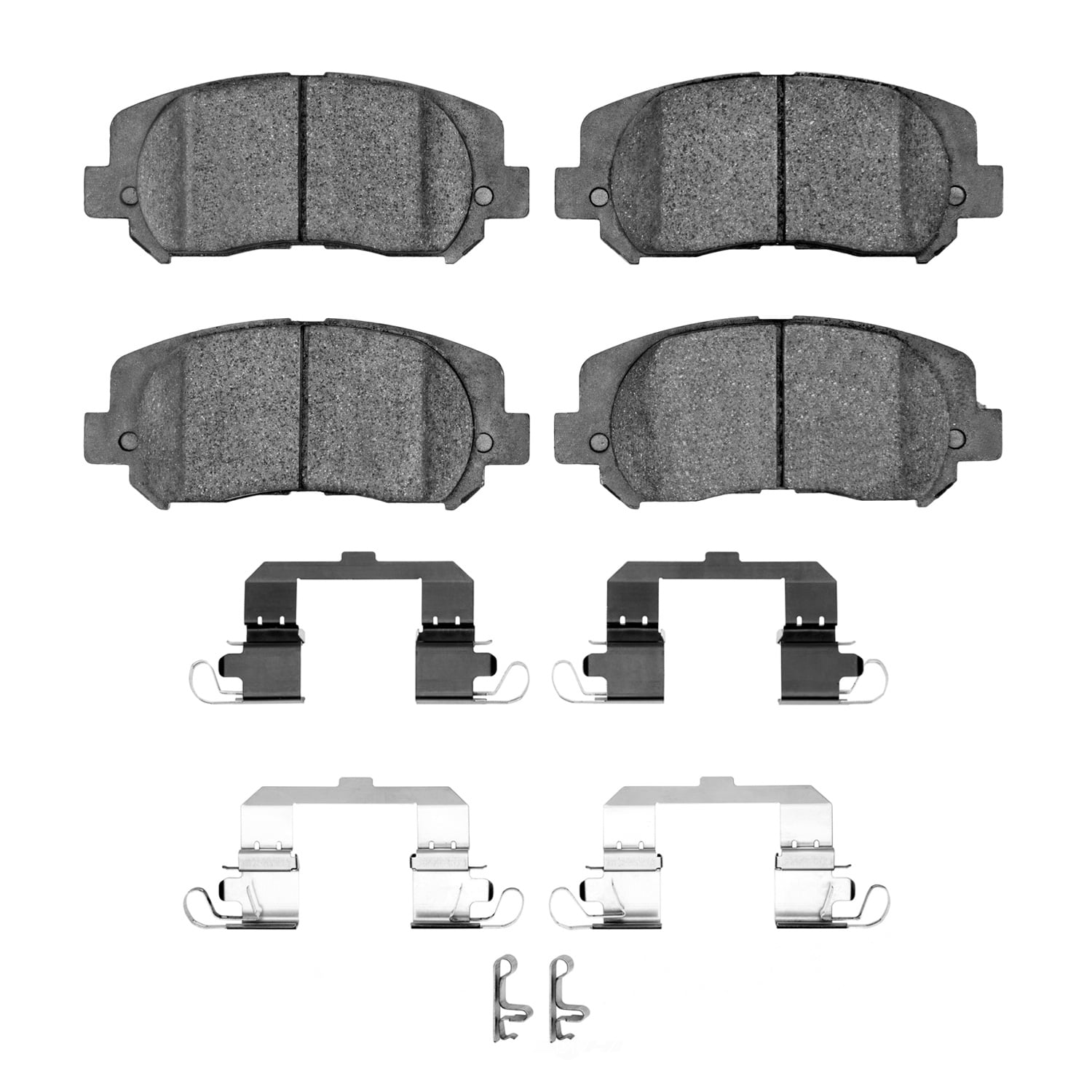 Dynamic Friction Company 1310-1640-12 DFC 3000 Ceramic Brake Pads and Hardware Kit