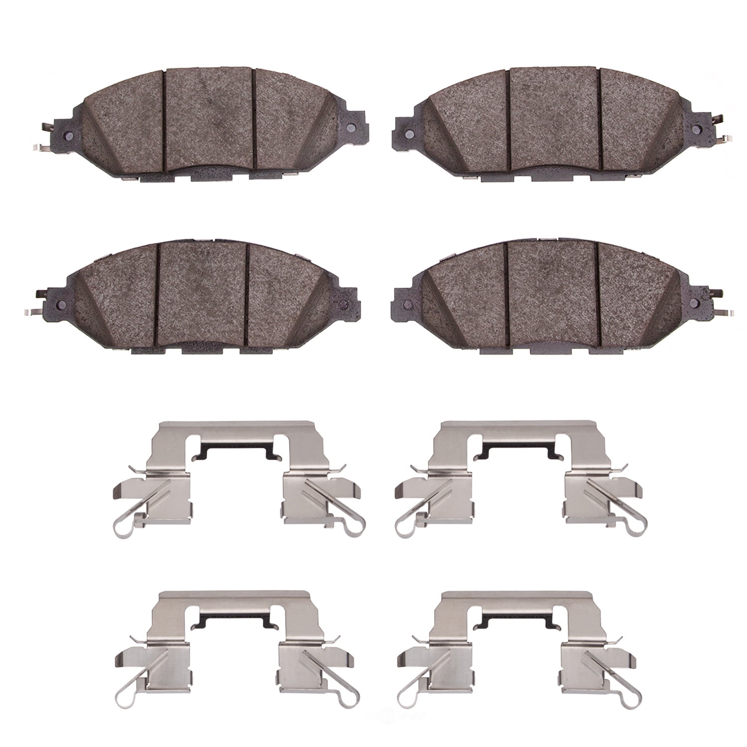 Dynamic Friction Company 1310-1649-01 DFC 3000 Ceramic Brake Pads and Hardware Kit