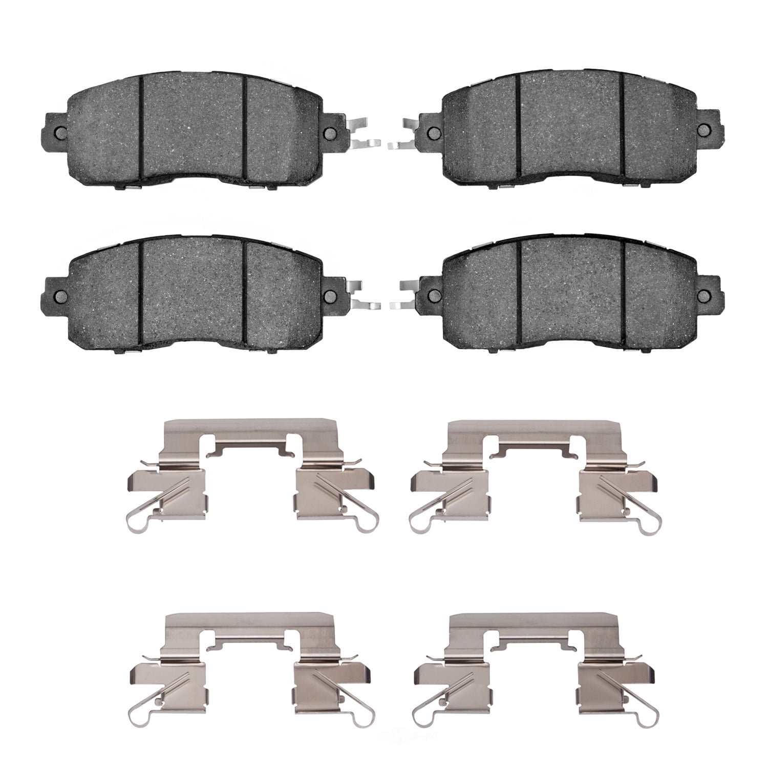 Dynamic Friction Company 1310-1650-01 DFC 3000 Ceramic Brake Pads and Hardware Kit