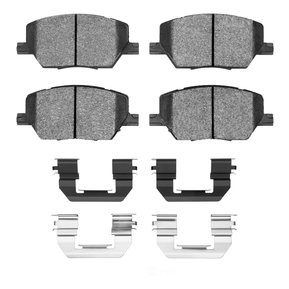 Dynamic Friction Company 1310-1811-01 DFC 3000 Ceramic Brake Pads and Hardware Kit