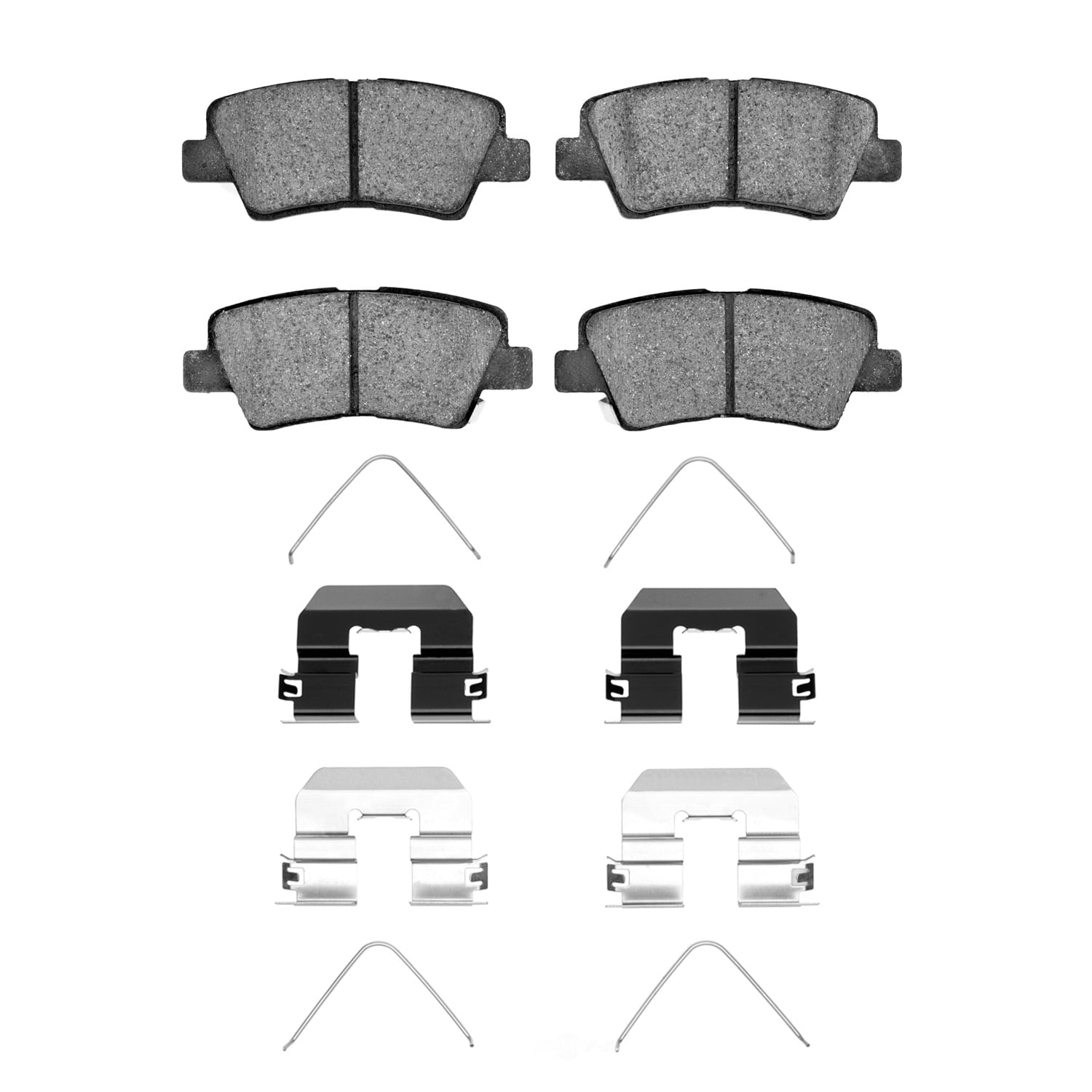 Dynamic Friction Company 1310-1812-01 DFC 3000 Ceramic Brake Pads and Hardware Kit