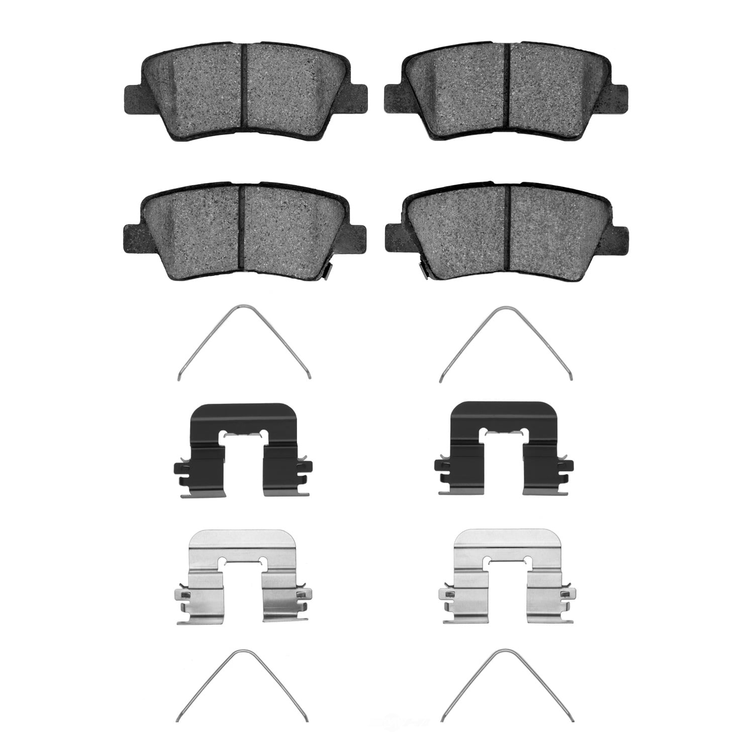 Dynamic Friction Company 1310-1813-01 DFC 3000 Ceramic Brake Pads and Hardware Kit